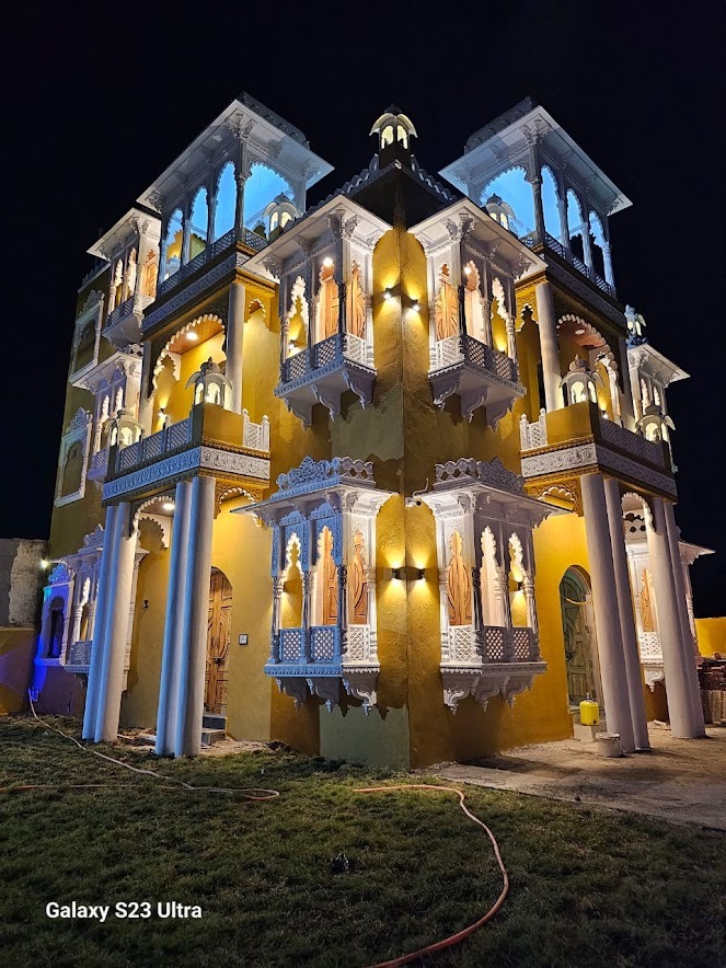 Night lighting Kesar Haveli