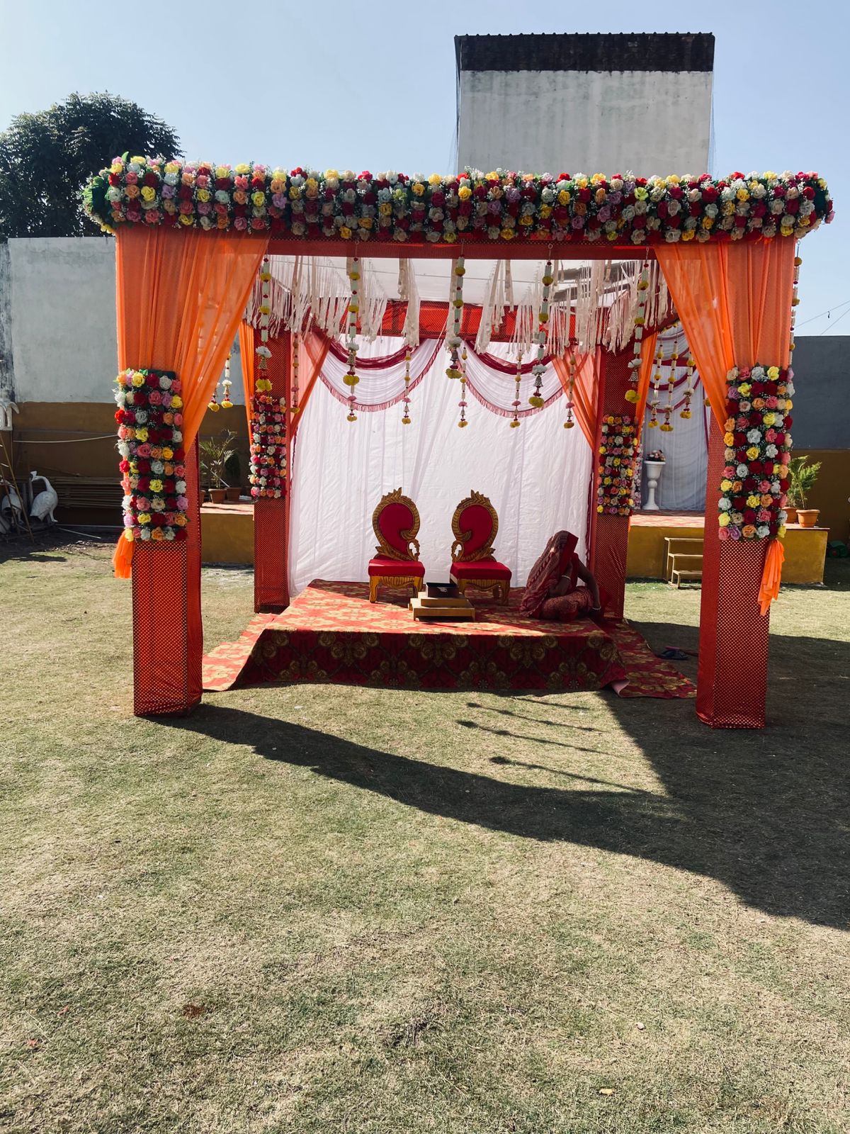 Wedding mandap Kesar Haveli